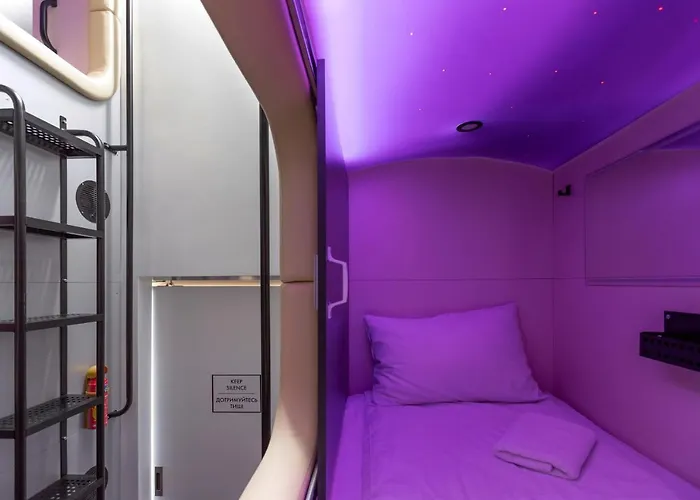 Capsule Constellation 89 Capsule hotel Lviv